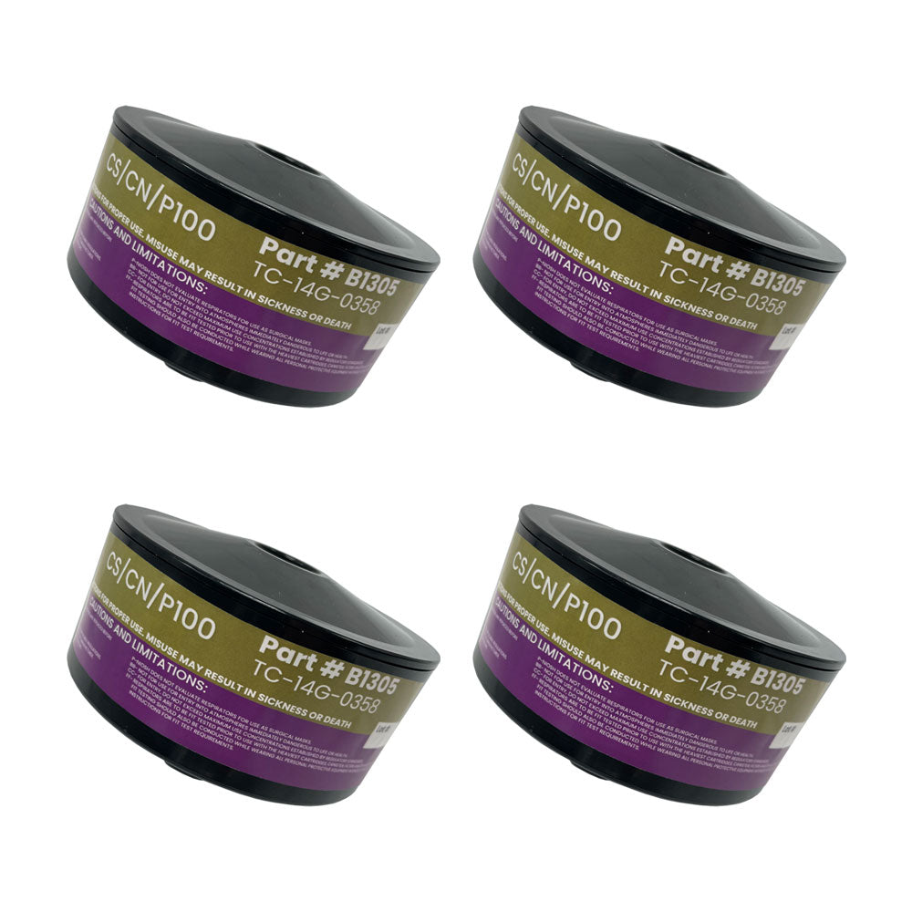 B1305-4 | Pack of 4 Riot Control Canisters