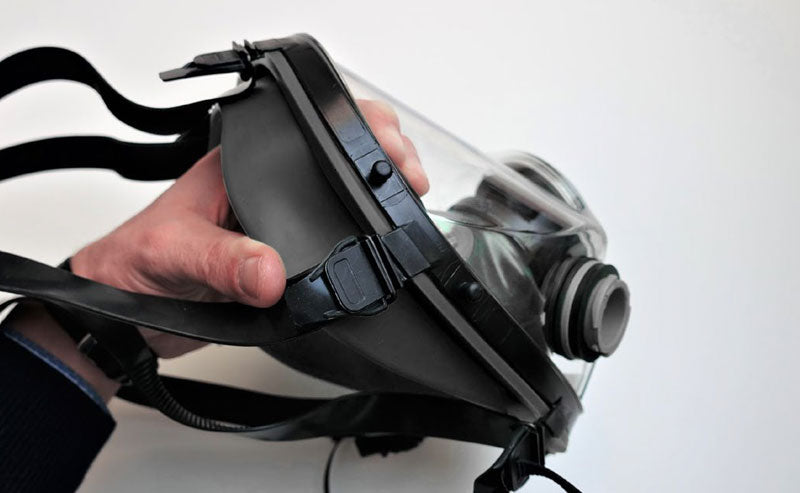 e600 gas mask for tear gas spectacle instructions